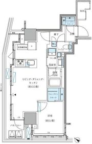 パークアクシス五反田スカイタワーの間取り画像