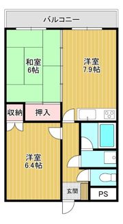 ダイアパレス新大前の間取り画像
