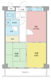 ダイアパレス新大前の間取り画像