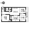 北川マンションの間取り画像