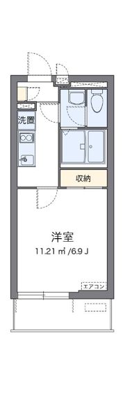 クレイノビッグアロー川崎の間取り画像