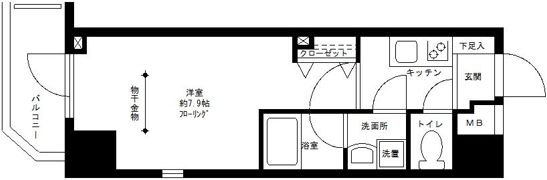 プライムアーバン白山の間取り画像