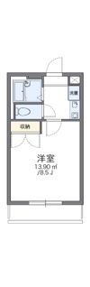レオパレスルネッサの間取り画像