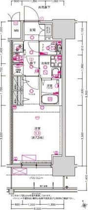 FRONTIER-RESIDENCE浅間町の間取り画像