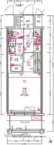 FRONTIER-RESIDENCE浅間町の間取り画像