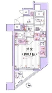 デュオヴェール飯田橋の間取り画像
