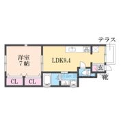 プリッ2吉松Ⅲの間取り画像