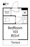AP1058 ポンデロッサ学芸大学の間取り画像
