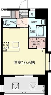 カリフォルニアAPTの間取り画像