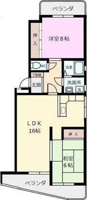 アリエスカの間取り画像