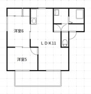 グランドール上野台A棟の間取り画像