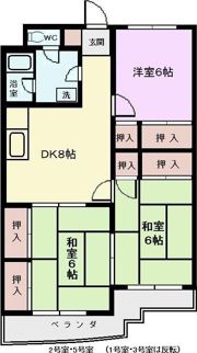 小山ハイツIの間取り画像