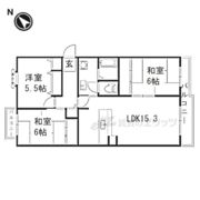 平城左京団地05号棟の間取り画像