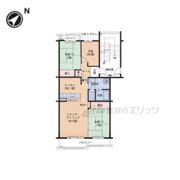 平城左京団地03号棟の間取り画像