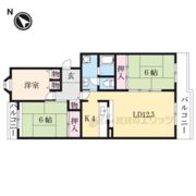 平城左京団地20号棟の間取り画像