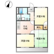 ハッピーパレス北棟の間取り画像