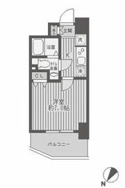 レジディア蒲田の間取り画像