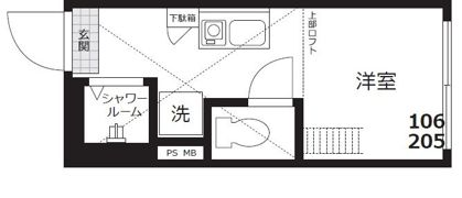 CocooN中目黒の間取り画像