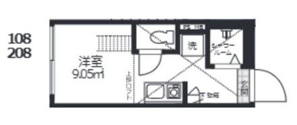 クレシェンド学芸大学の間取り画像