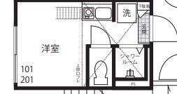 クレシェンド学芸大学の間取り画像
