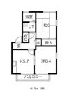 コンフォール石坂B棟の間取り画像