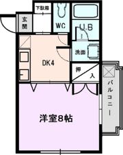 リバーシティ学園都市の間取り画像