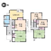 太子3丁目3－30戸建の間取り画像