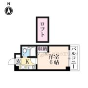 シティパレスやすらぎの道P6の間取り画像