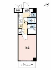 ルーブル都立大学Ⅱの間取り画像