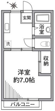クレッシェンドKの間取り画像