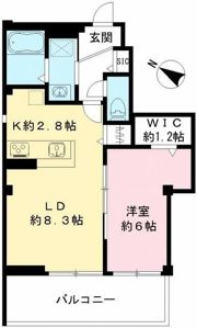 Lilas Vesta（リラ ヴェスタ）の間取り画像