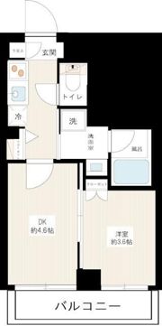 AZEST矢口渡の間取り画像
