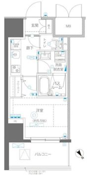 アルファレジデンシア南千住の間取り画像