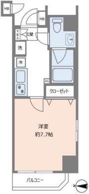 Rising place両国の間取り画像