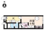 レオパレス八条の間取り画像