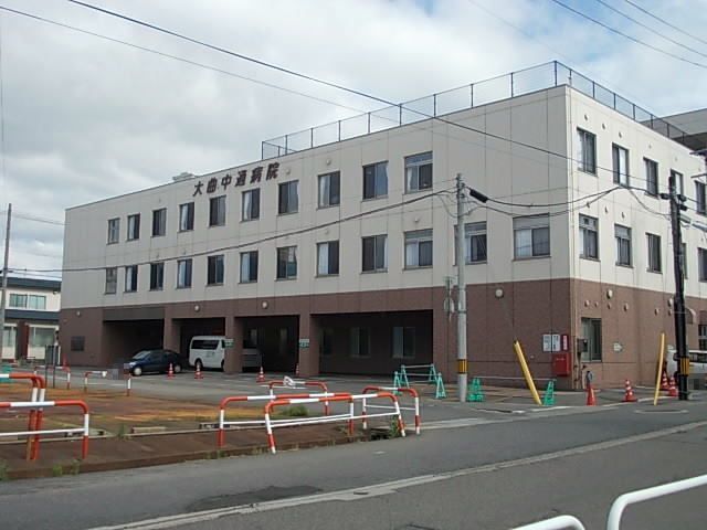 近くの大曲中通病院まで600m(徒歩8分)