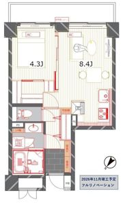 シェル クレール大森の間取り画像