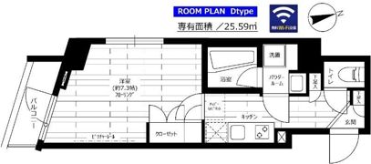 ステージグランデ用賀アジールコートの間取り画像
