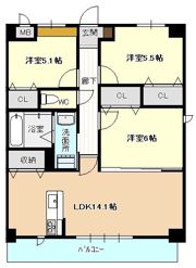 アルページュの間取り画像