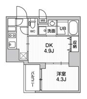 SYFORME大井町Ⅱの間取り画像
