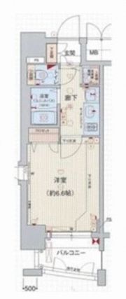プレサンス大須観音駅前サクシードの間取り画像