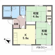 スカイコーポAの間取り画像
