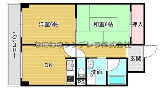 松岡ビル北花田の間取り画像
