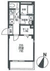 ドミール平和島の間取り画像