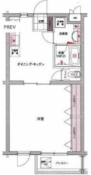 グラントレゾール明大前の間取り画像