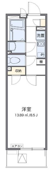 レオネクスト北鴻巣Ⅱの間取り画像