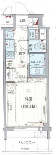 プレサンス鶴舞公園WESTの間取り画像