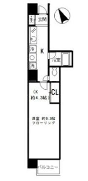 プルナスお茶の水の間取り画像