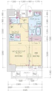 プレサンス太閤通駅前デュプルの間取り画像
