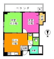 第2ルナマンションの間取り画像